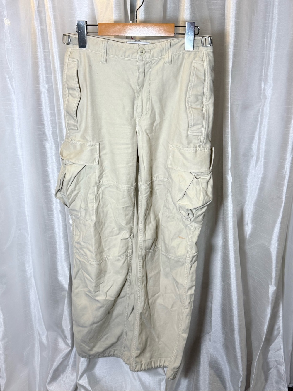 TNA Women's Cargo Pants in Light Beige